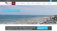 Desktop Screenshot of hotelpalmarosa.it